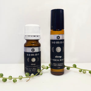 SOMNO (sleep) Botanical Roll On & Essential Oil Set