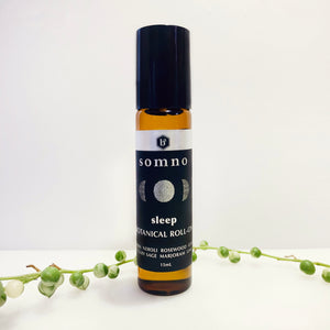 SOMNO (sleep) Botanical Roll On & Essential Oil Set